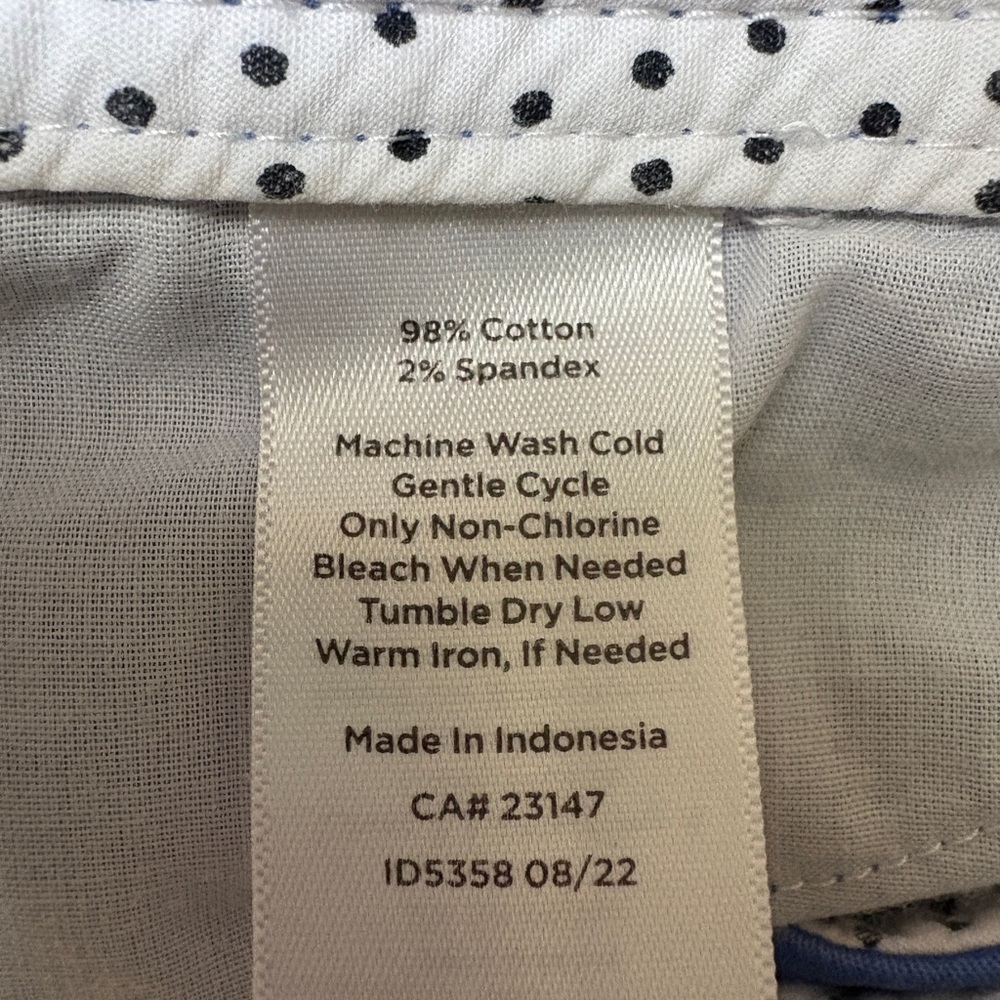 Talbots The Perfect Crop pant size 6 in periwinkle - Picture 9 of 9